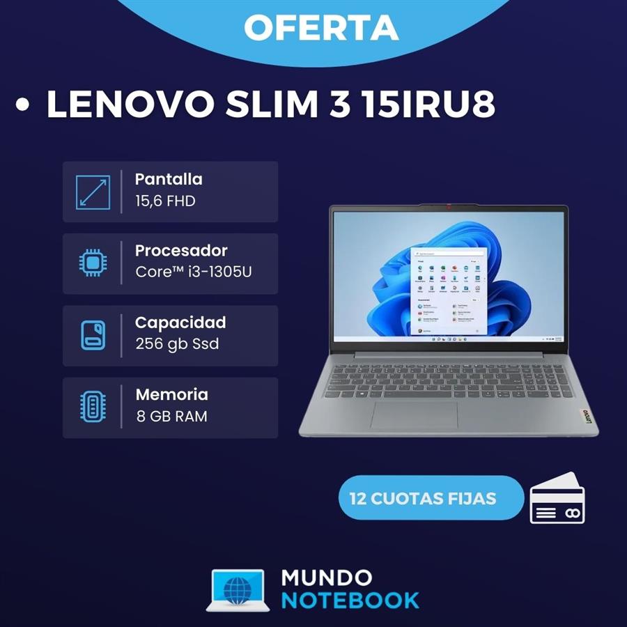 Lenovo Slim 3 15IRU8