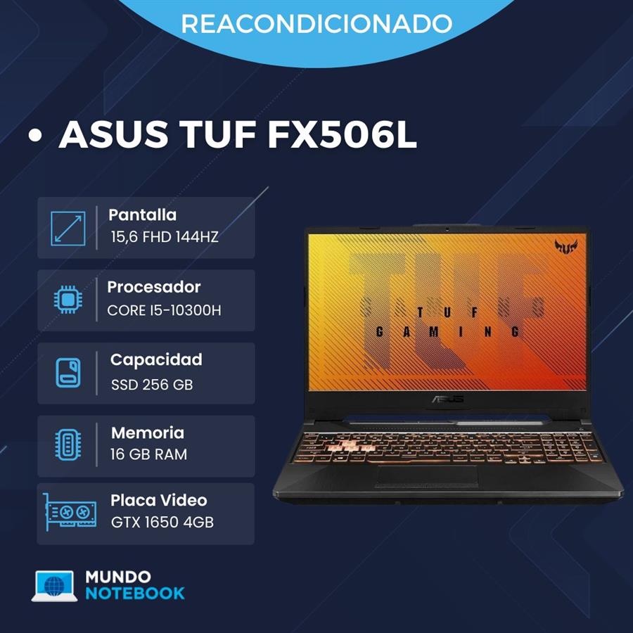 ASUS TUF FX506L GAMER/DISEÑO Impecable en caja