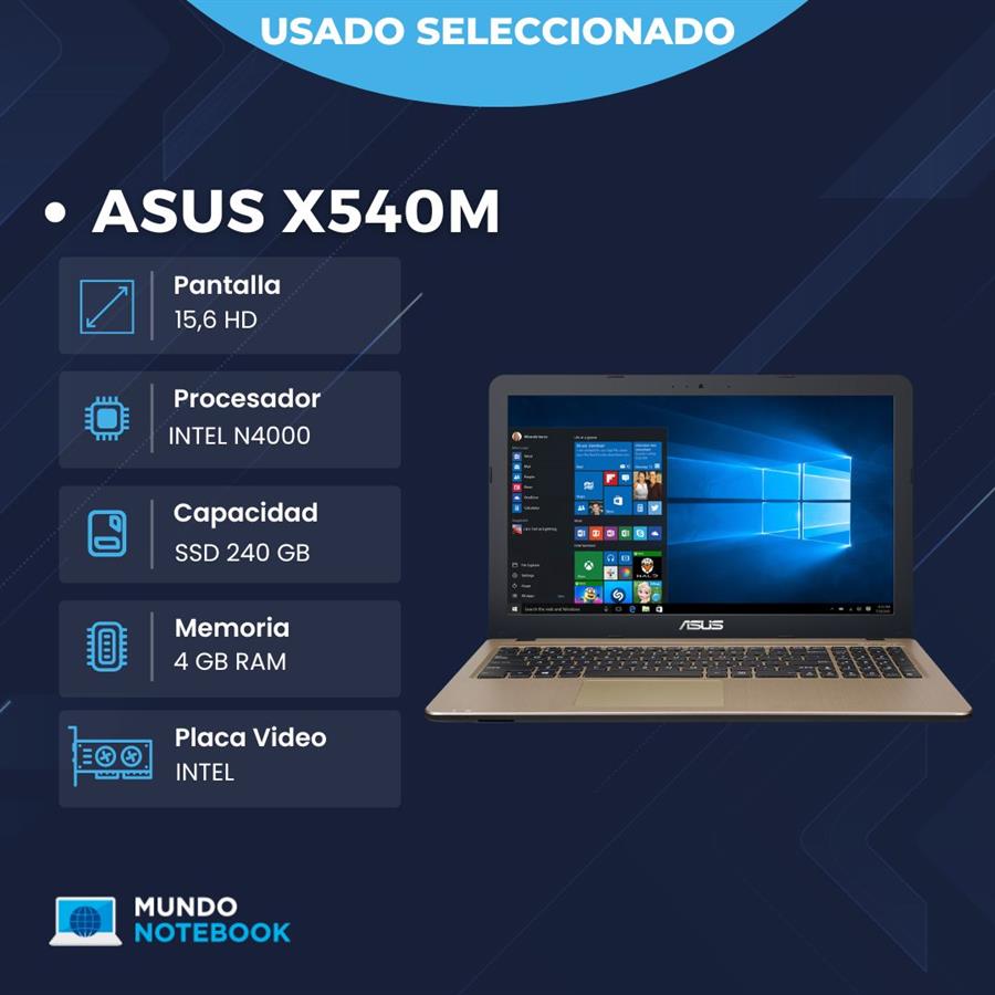 ASUS X540M  Intel n4000