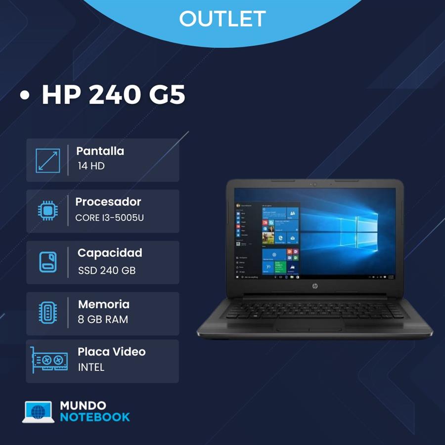 HP 240 G5 Intel core i3