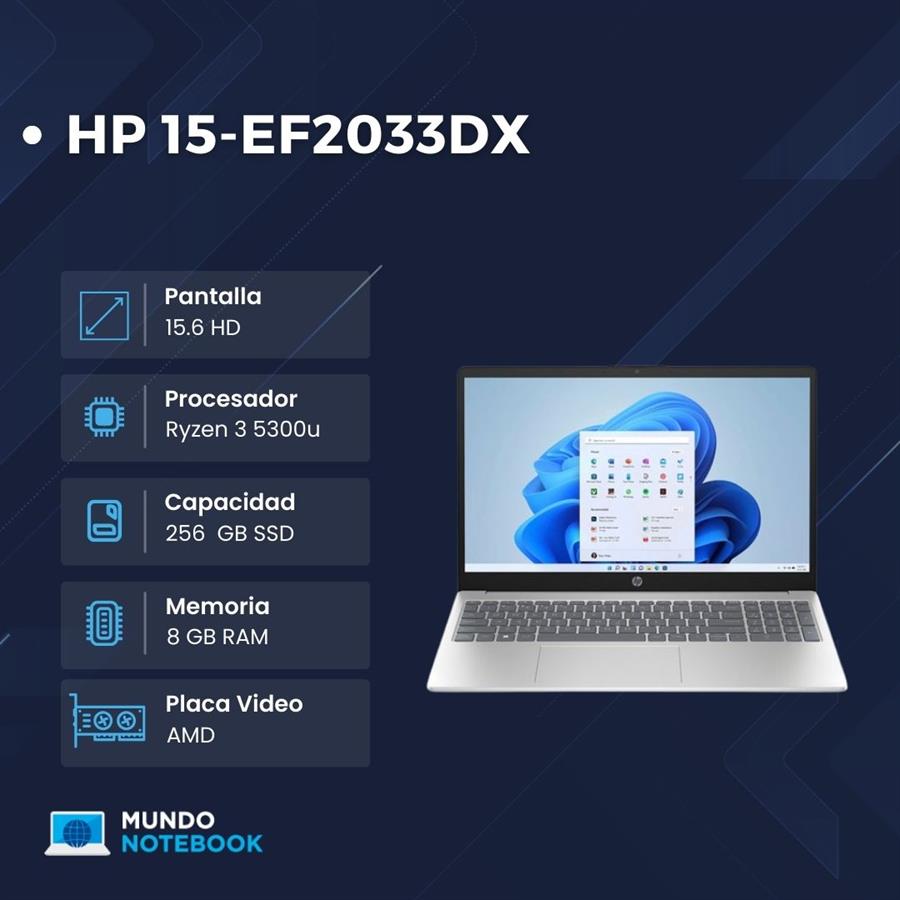 HP 15-EF2033DX Ryzen 3 5300