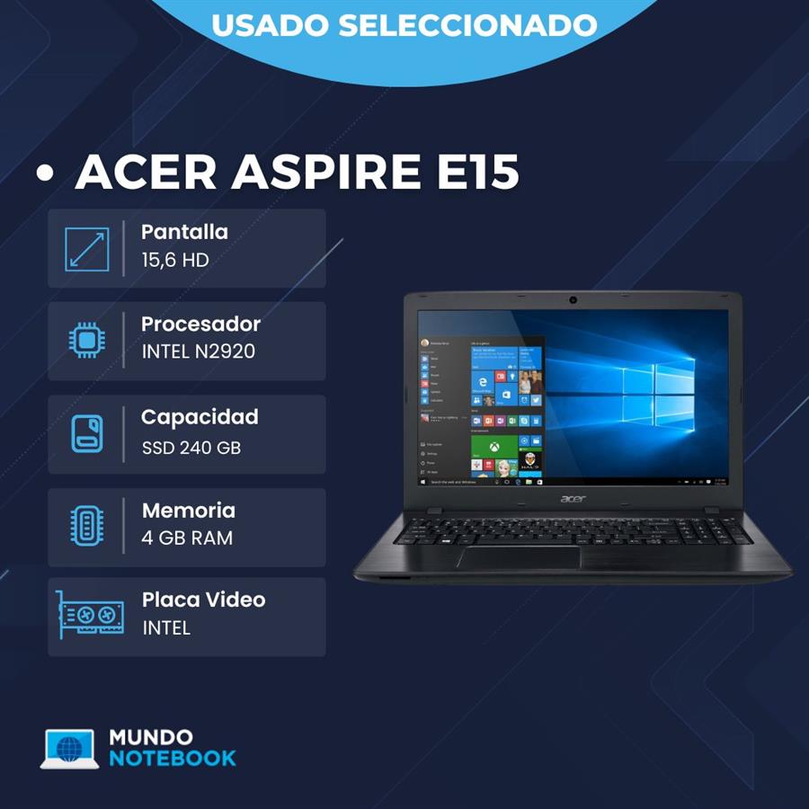 ACER Aspire E15 Intel dual core